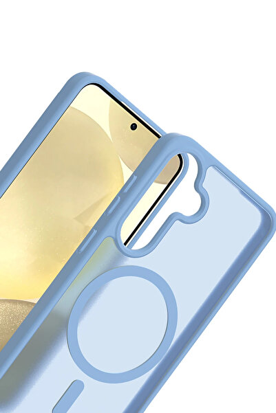 Fuchsia Samsung Galaxy A56 Jota Magsafe Cover - Light Blue