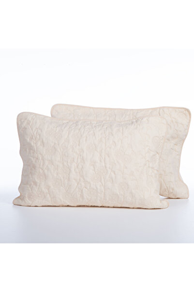 Nef Nef Homeware Set of 2 pillowcases 52×72 cm, cotton, Nef-Nef Premium, Zinovia Vanilla