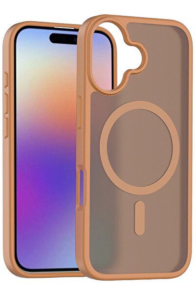 Fuchsia Apple iPhone 17 Jota Magsafe Case - Desert Titanium