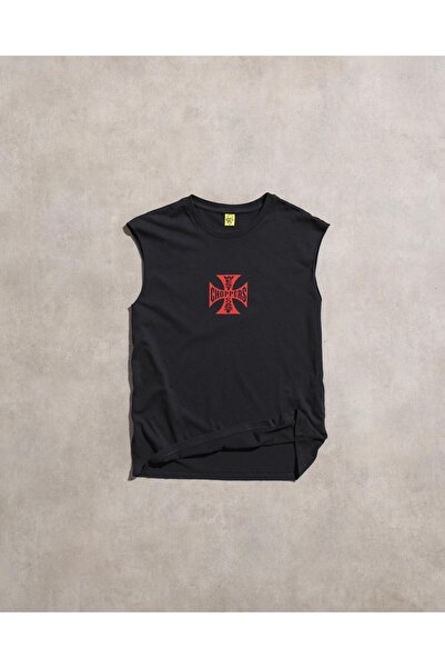 Overdrive West Coast Choppers Iron Cross Muscle Tank Tshirt