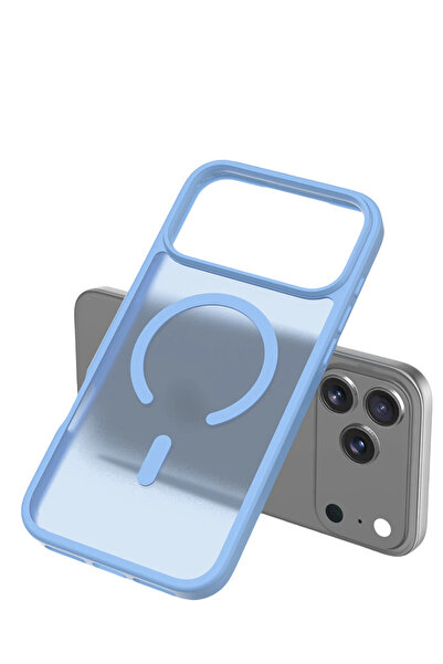 Fuchsia Apple iPhone 17 Pro Max Jota Magsafe Cover - Light Blue