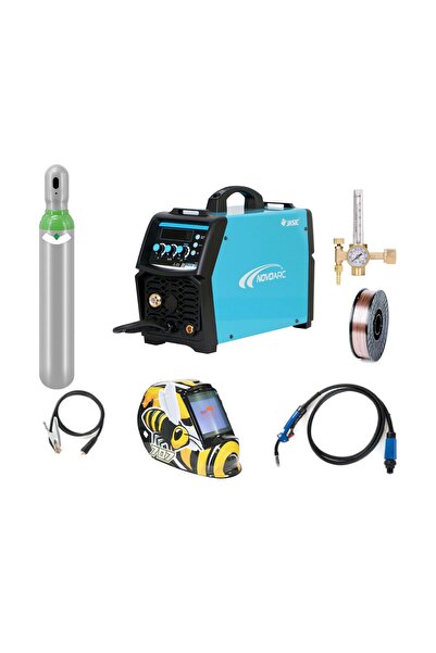 JASİC Pachet complet sudura MIG/MAG: NOVO MIG 180 JASIC, 230 V, 180 A, Buteli...