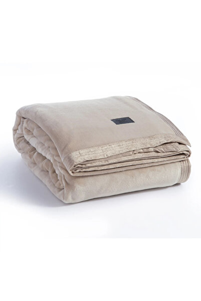 Nef Nef Homeware Velloso Double Size Blanket 230x240 Beige