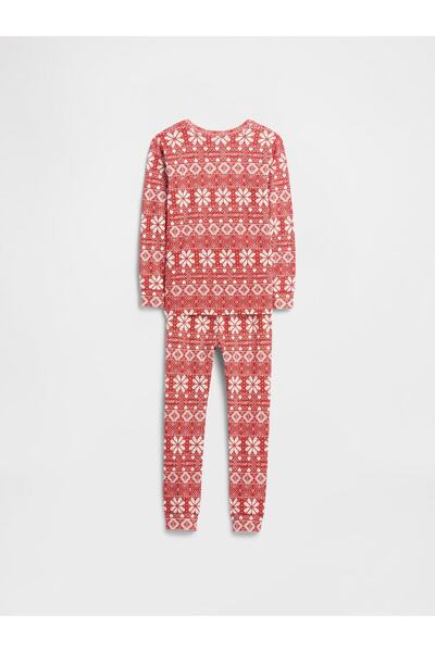 GAP Bebek Kırmızı BabyGap %100 Organik Pamuk Pijama Takımı