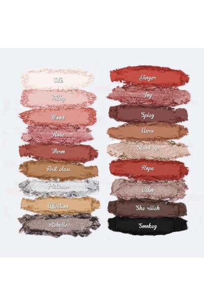 Harts Velvet Soul Eyeshadow Palette 18 Colors