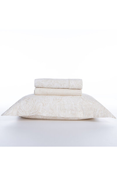 Nef Nef Homeware Nef-Nef Premium Lilard Ecru King Size Sheet Set 270x280 cm + 2 Pillowcases 52x72 cm