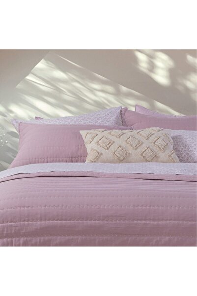 Nef Nef Homeware Set of 2 pillowcases 52×72 cm, microfiber, Nef-Nef Colorfull Lilac