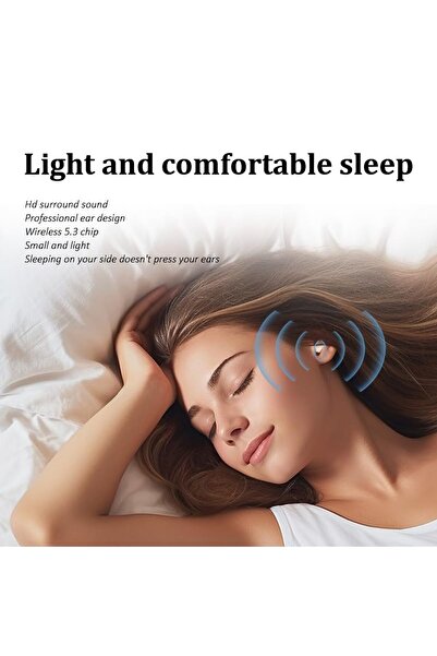 Generic Invisible Mini Earbuds for Work & Sleep: Best for Small Ear Canals, Bluetooth 5.3, 24H Battery