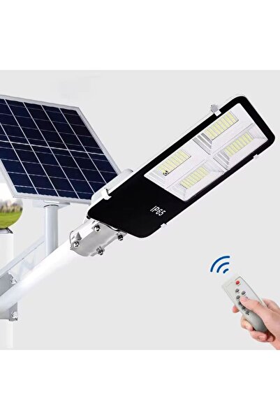 RFAN Lampă stradală LED, impermeabilă IP65, cu panou solar, 200W, cu telecomandă