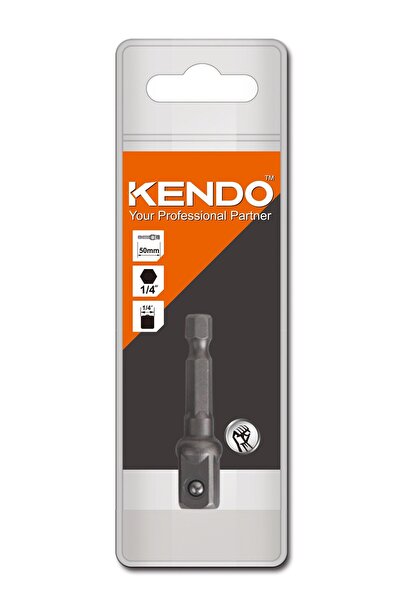 Kendo Adaptor hexagonal HEX 1/4 "50 mm, CRv.