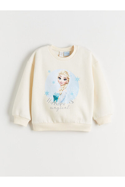 LC Waikiki Crew Neck Elsa Printed Girls' Sweatshirt 2-Pack