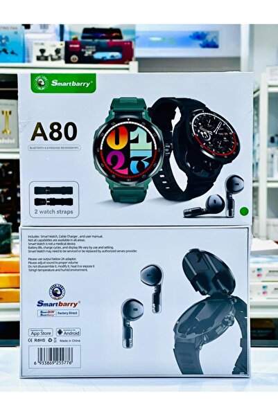 Generic 2 Watch Straps Smartwatch Bluetooth