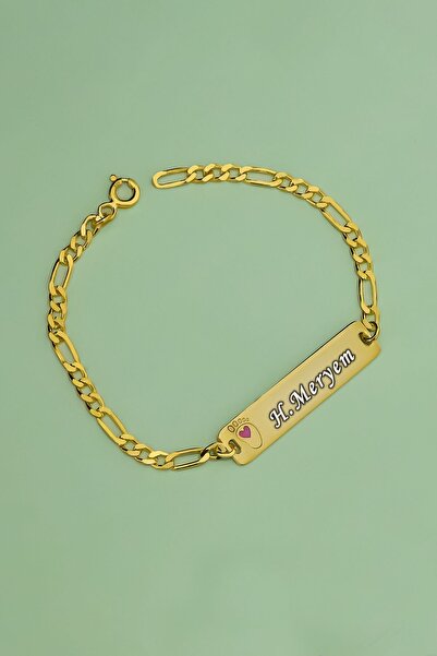 Flamingo 925 Ayar Gümüş Gold Kaplama.Mavi Ayak Erkek.Pembe Ayak Kız. Bebek Künyesi