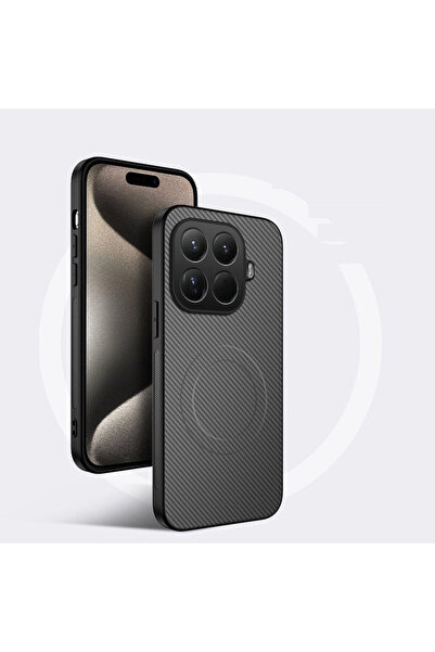 Generic Magnetic Case for Xiaomi 15T Pro, Premium Twill Texture，Fashion Shockproof Xiaomi 15T Pro 5G Cover