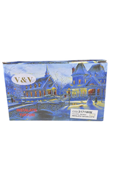 OEM Christmas Icicle Lights 144 LEDs, 5 x 0.7 m, Model 3171, Warm White