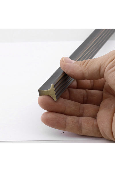 Badem10 Foça 320 mm 32 cm Soft Antique Yellow Metal Handle Cover Handle Durable Handles Furniture Drawer Cabinet