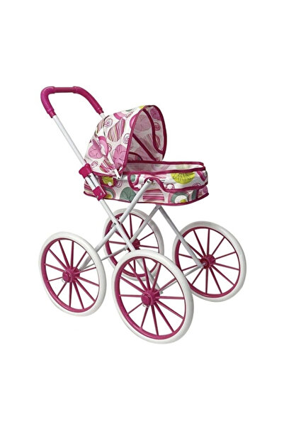 Krista Cărucior pentru păpuși cu roți mari, roz