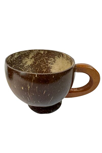 Uretti - Okay 5711 1213 Handmade Coconut Coconate Cups and Bowl Set of 2