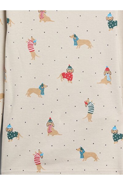 GAP Bebek Gri %100 Organik Pamuk Pijama Takımı