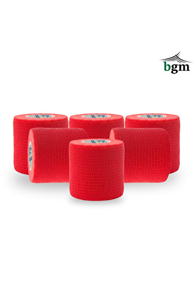 bgm Elastik Kendinden Yapışkanlı Bandaj 5cm X 4.5m Coban Bandajı Sporcu Bandı Elastik Bandaj