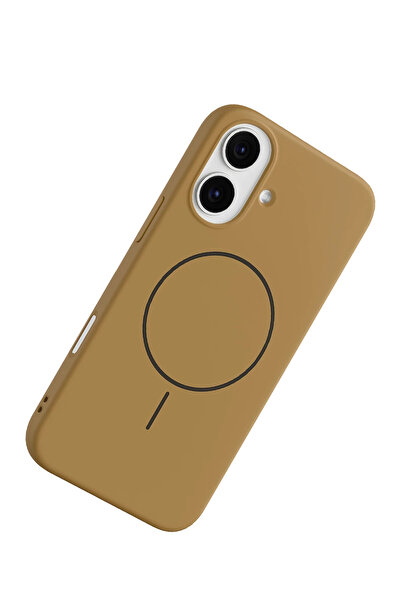 Fuchsia Apple iPhone 17 Jully Magsafe Cover - Desert Titanium