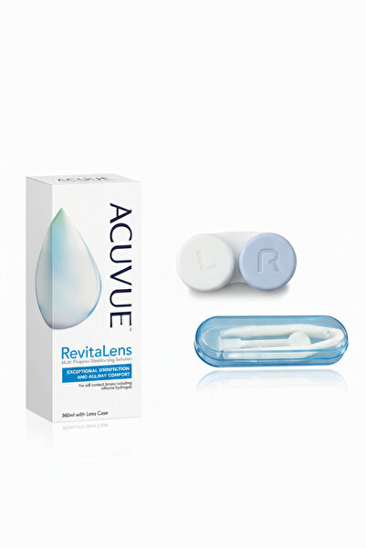ACUVUE RevitaLens Lens Solüsyonu 360 ml + Lens Kabı + Lens Takma Aparatlı Set