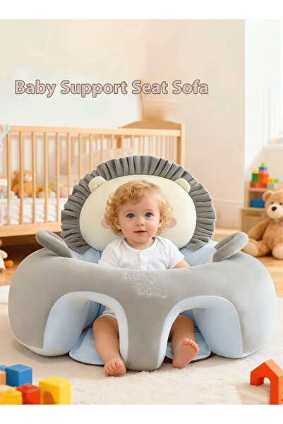 Generic Baby Sitting Support Seat Learning Sitting Chair Cartoon Baby Sofa Floor Seat PP Cotton Filling