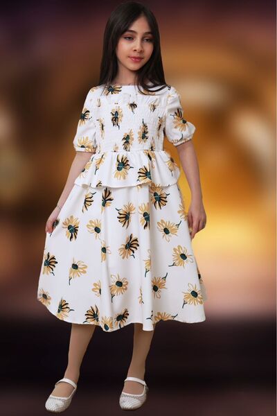 Generic Girls' floral print dress