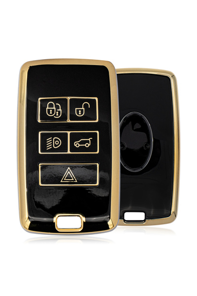 Rem Anahtar Oto Elektronik Anahtar غطاء مفتاح ذكي نانو بخمسة أزرار لسيارة ديفندر ديسكفري5 وإيفوك - أسود