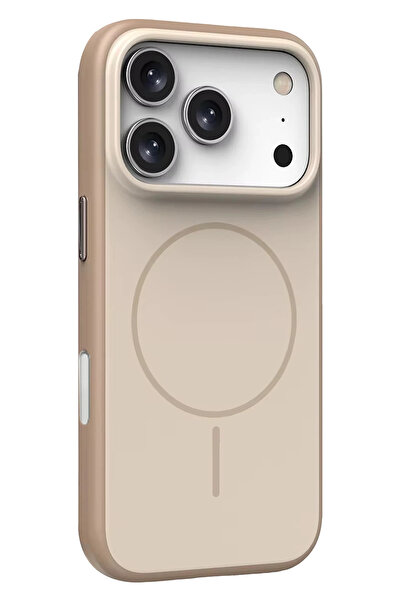 Fuchsia Apple iPhone 17 Pro Neva Magsafe Cover - Gold