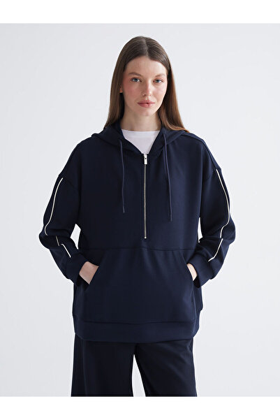 LC Waikiki هودي نسائي من Vizyon New Season بياقة مزودة بسحاب