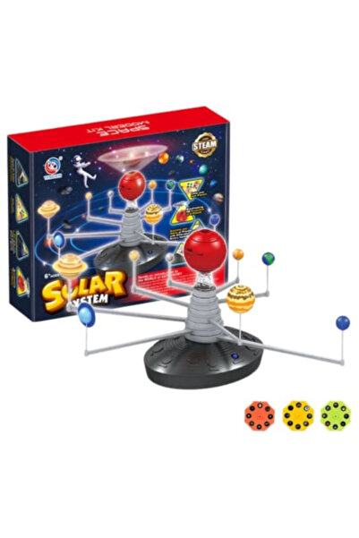 Krista Kit educațional STEM - Sistem solar cu proiector, sunete și pictură DIY