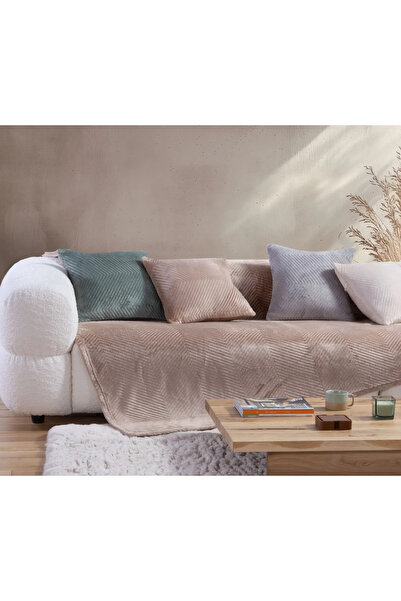 Nef Nef Homeware Dakari Throw Blanket 180x300 Beige