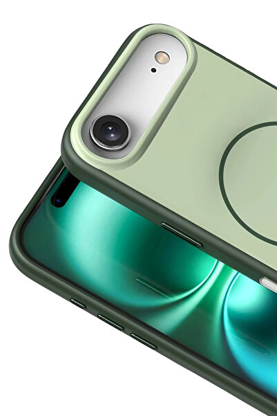 Fuchsia Apple iPhone 17 Air Neva Magsafe Cover - Dark Green