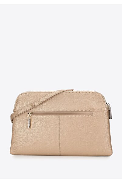 Wittchen Geantă de damă din piele, cu două compartimente, auriu clasic, piele