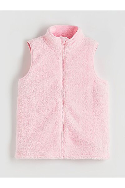 LC Waikiki Lcw Kids Mock Neck Plush Girl's Vest