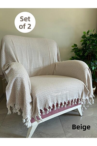 metin tekstil Husă de scaun 2 piese 170x145 compatibilă cu Buldan Berjer