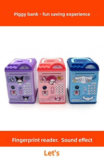 Letsii حصالة نقود كورومي وأصدقائها مع خاصية الصراف الآلي المخفية