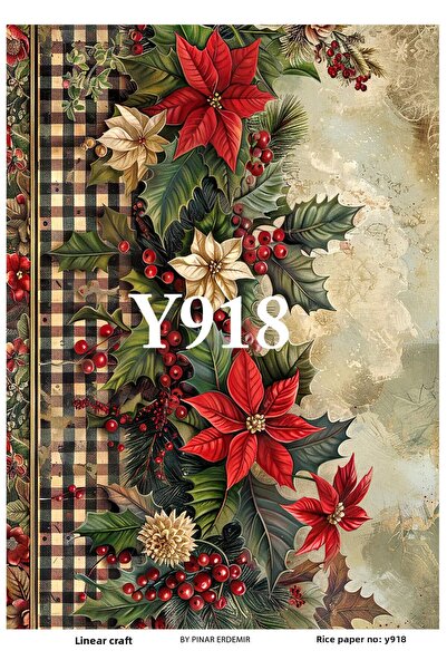 LİNEART ورق ديكور نحاسي رقم: Y918 - 29×42 سم