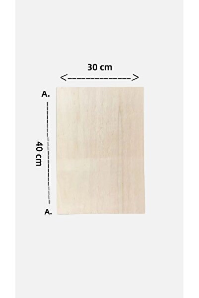 özkan ahşap 30cm X 40cm Filography Plywood Versus 10mm