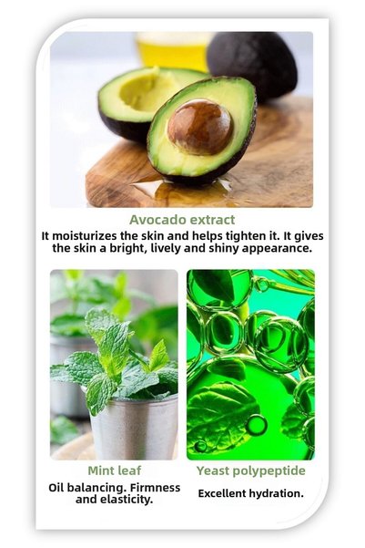 Bioaqua Niacinome Avocado Moisturizing Firming Brightening Serum and Cream Set 2 Pieces