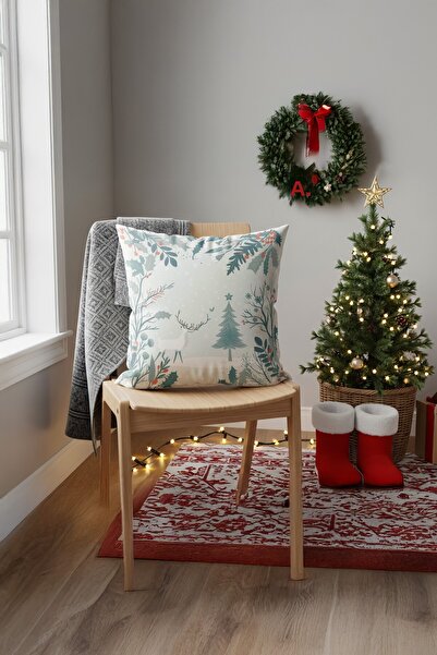 Evdek Christmas Throw Pillow Cover Ds33