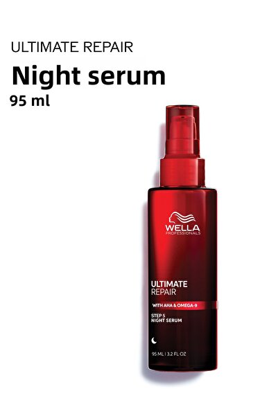 Wella Professionals سيروم إصلاح وحماية الشعر الليلي من ألتيميت ريبير لجميع أن...