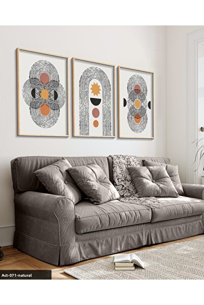 Evinemoda Modele abstracte 3 piese pictură înrămată în lemn