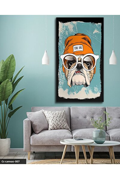 CeSht Pânză dintr-o singură bucată Cool Dog, pictură pe pânză