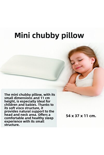 YARENWOOD Mini Chubby Pillow,54 X 37 X 11 cm Pillow, Children and Baby Pillow