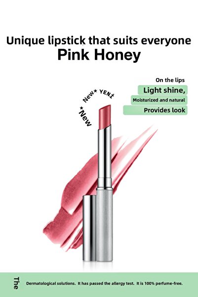 Clinique أحمر شفاه تقريبًا - عسل وردي 1.9 جم |   مظهر خفيف لامع ومرطب وطبيعي