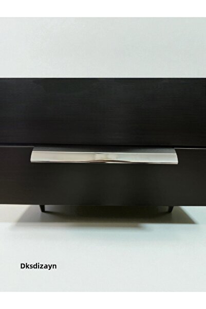 DKSDİZAYN Internal Side Handle Integrated Chrome - 1St. Grade Aluminum Handle - 150 mm - Furniture Drawer Kitchen Cabinet Handle