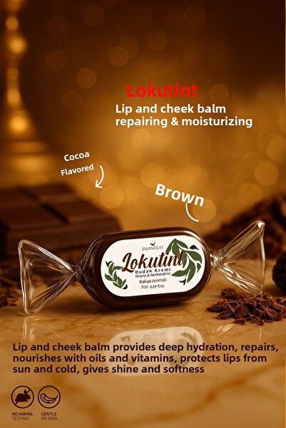 SWANFEAT Lip Balm, Repairing, Moisturizing, Shea Butter & Jojoba Oil, Light B...