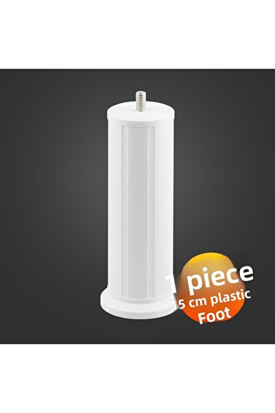 NZB Furniture Base Tv Unit Heightening Foot Robot Vacuum Cleaner Compatible 1 Piece 15 cm White Plastic